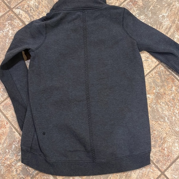 Lululemon funnel neck hoodie 8 grey/charcoal - Picture 6 of 10